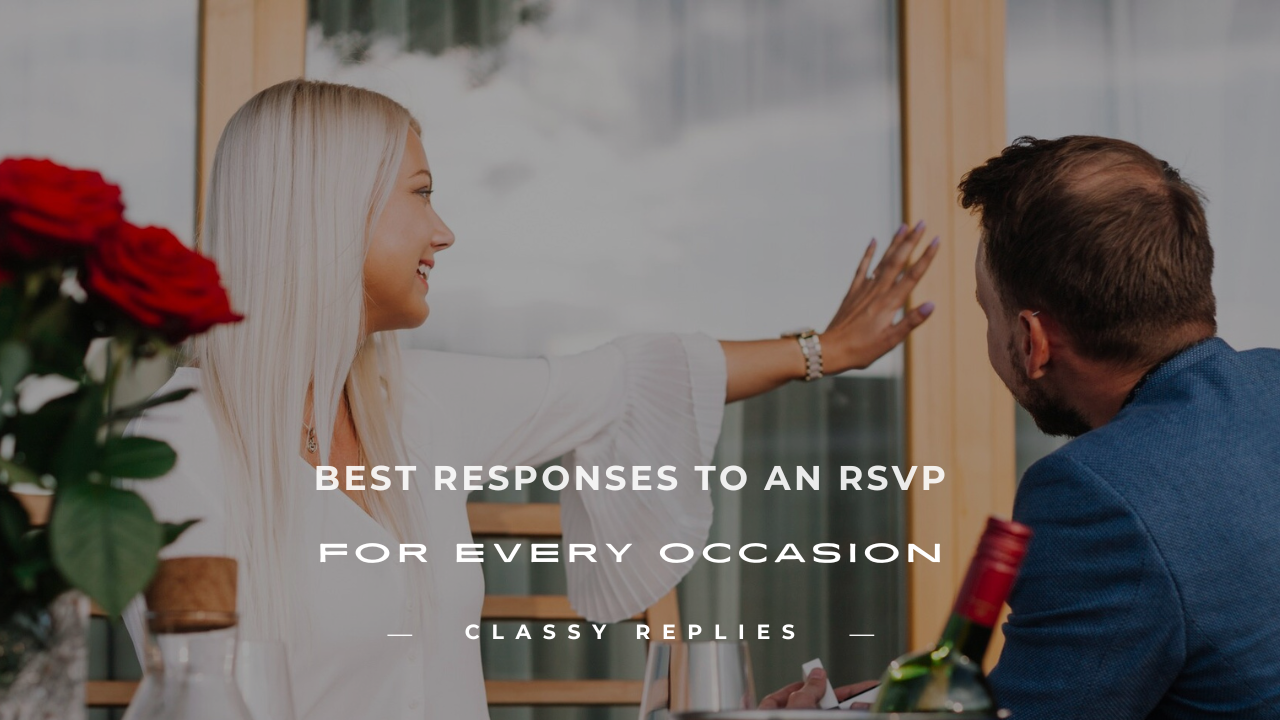 how do you respond to an rsvp