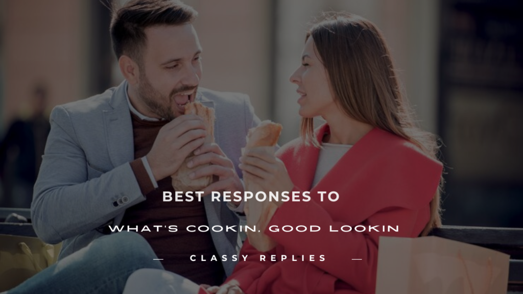 response to what's cookin good lookin