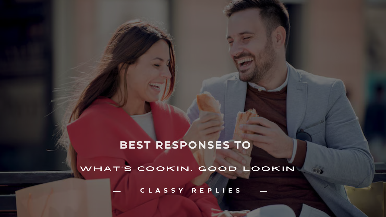 response to what's cookin good lookin