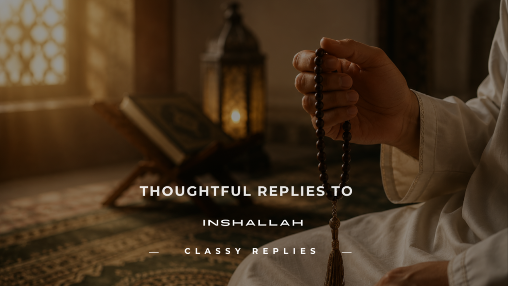 inshallah reply
