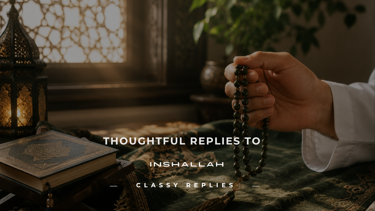 inshallah reply
